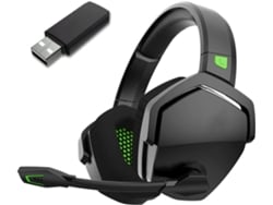 JEIIBRZUI Auriculares Micrófono inalámbrico para juegos para Ps5 Ps4 Pc Mac Gamer 3 en 1 con micrófono inalámbrico de 2,4 Ghz para C