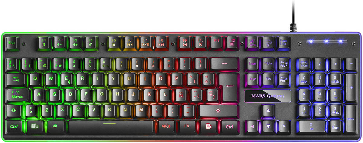 Bundle Gaming MARS GAMING MCPXBES (Teclado + Ratón)