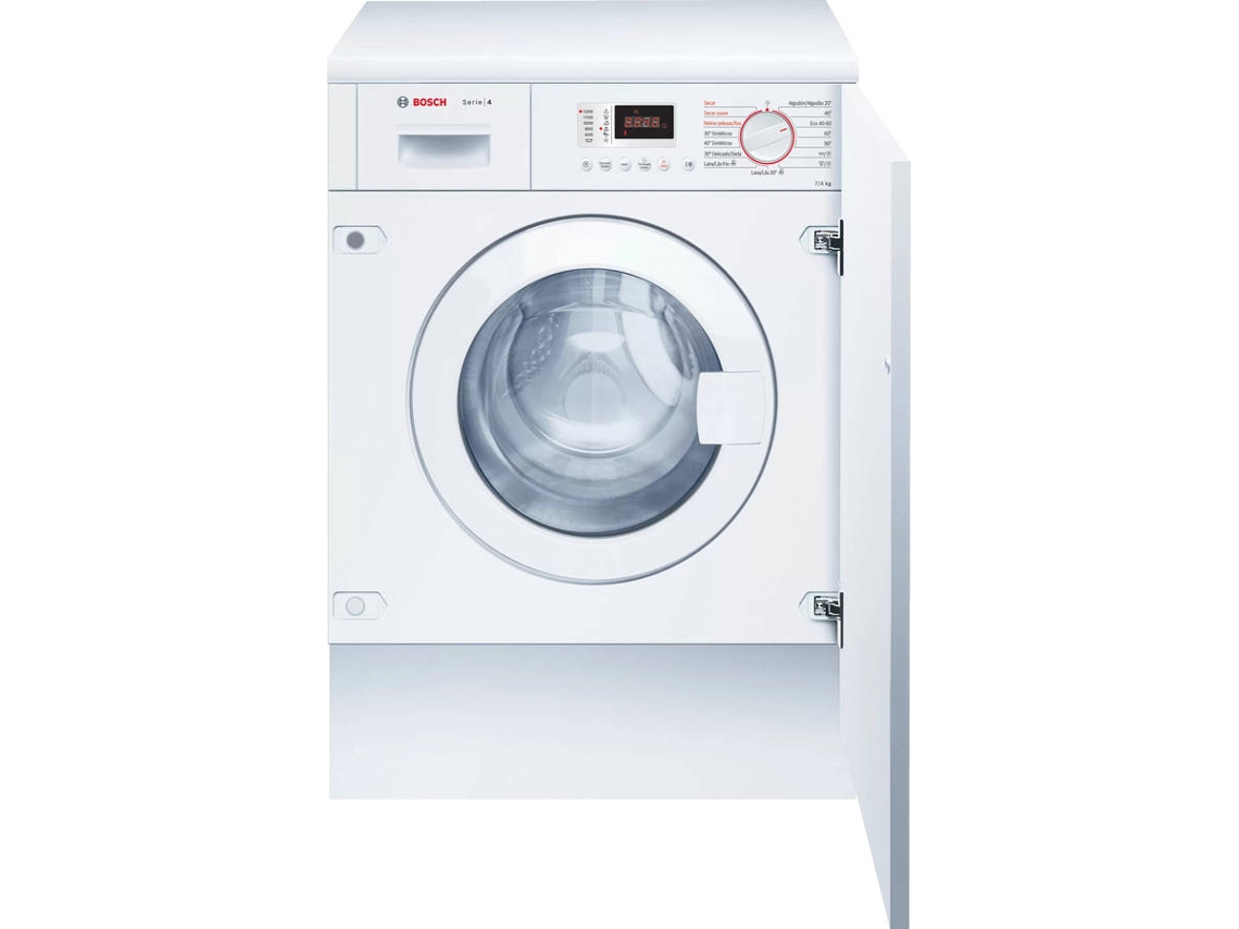 Lavasecadora Integrable BOSCH WKD24362ES (4/7 kg - 1200 rpm - Blanco)