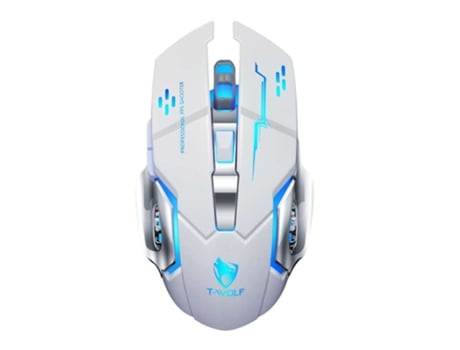 Ratón Gaming TRUMSEN Q13 (Inalámbrico - 2400dpi - Blanco)