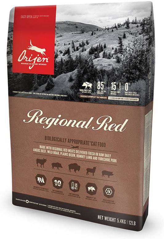 Orijen Regional Red comida para gatos 1800 gr pienso 1.8kg