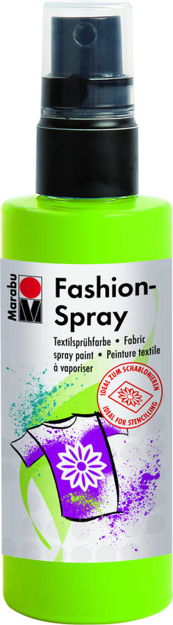 Marabu Reseda Pintura textil con pulverizador 100 ml color verde 171950061