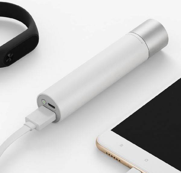 Powerbank Xiaomi Flashlight 3250 mah 1 usb microusb blanco powerbanks 3250mah1usbmicusbw+linterna con linterna portable 3250mah bank 3.250mah