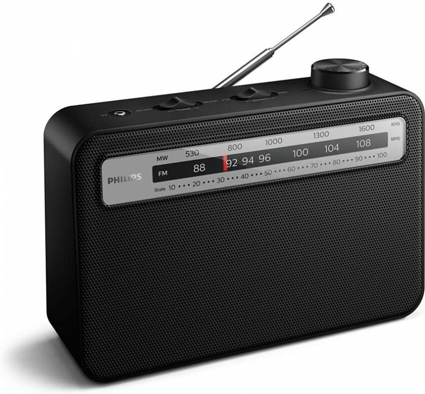 Radio PHILIPS TAR2506 (Negro - Analógico - FM/MW - Pilas)