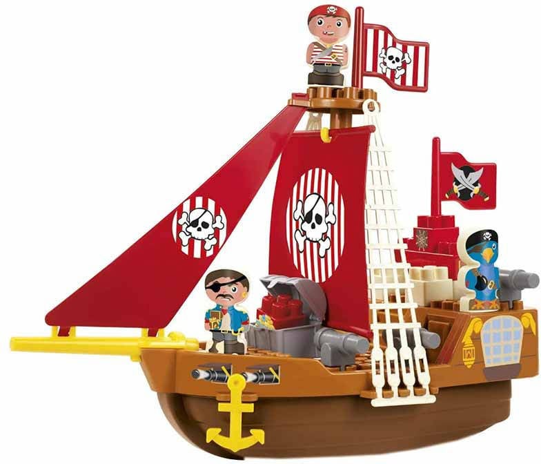 Blocs de Construcción SMOBY Abrick barco pirata (Edad Mínima: 2)