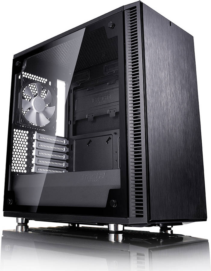 Caja PC FRACTAL DESIGN Define Mini C TG (Mini ITX Tower - Negro)