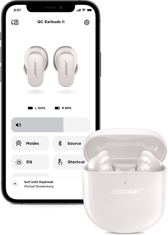 Auriculares Bluetooth True Wireless BOSE II QuietComfort (In Ear 