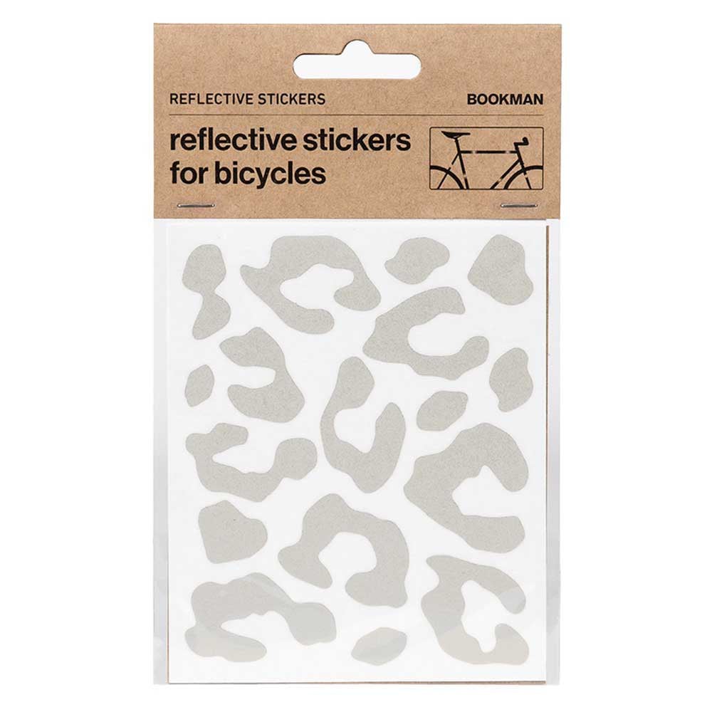 Accesorio Ciclismo Bookman reflexivos de leopardo sticky reflectors pegatinas unisex adulto kit para bicicleta blanco