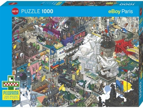 Puzzle 1000 Pcs eBoy Paris Quest (9 años)