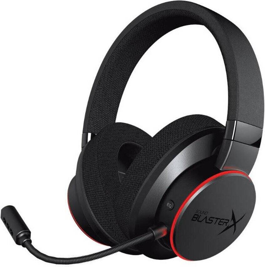 Auriculares Gaming Con Cable CREATIVE Sound BlasterX H6 (Over Ear - Multiplataforma - Negro)