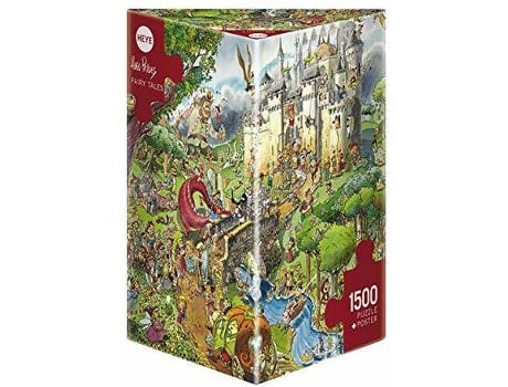 Puzzle HEYE Triangular Fairy Tales Prades Puzzles (Edad Mínima: 4)