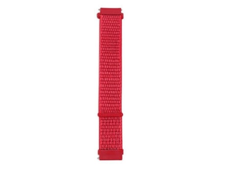 Pulsera Reloj Universal de 20mm SAMSUNG de Nylon - Rojo