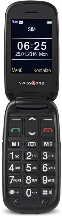 Teléfono móvil SWISSTONE BBM 625 (2.4'' - 2G - negro)