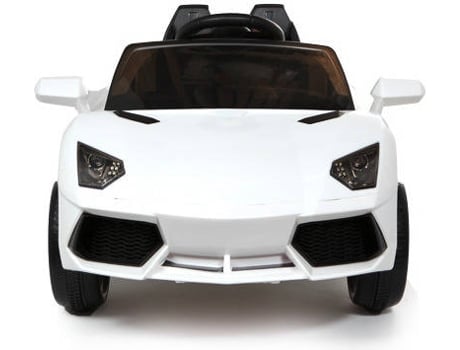 Ataa Deportivo 12v mando coche para niños blanco cars super sports control remoto