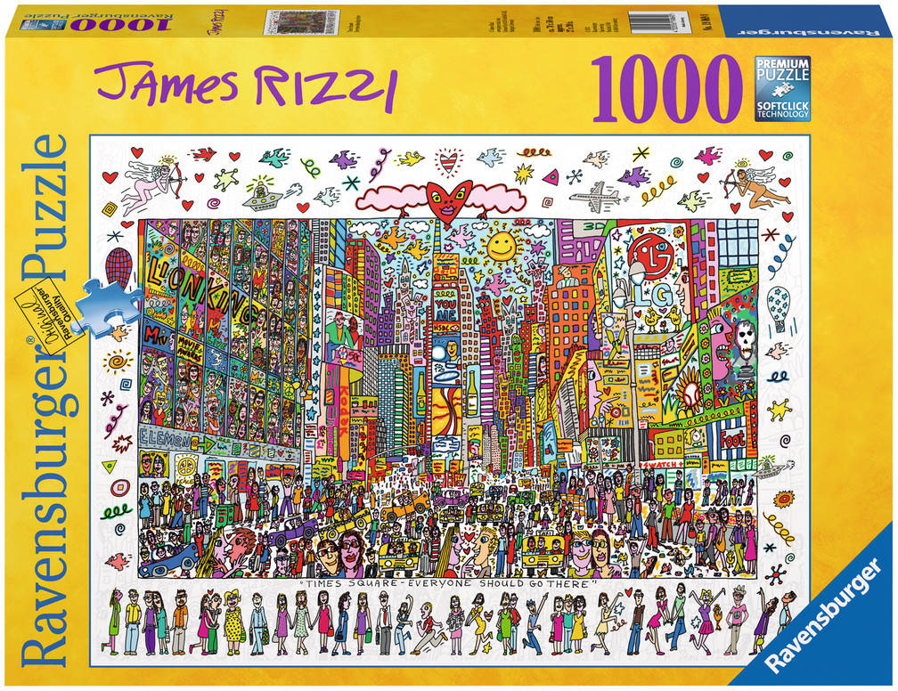 James Rizzi Puzle 1000 piezas diseño de times square puzzle 19069