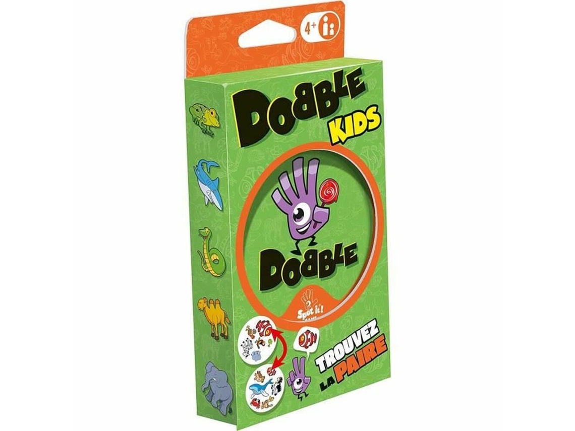 Asmodee Juegos Dobble Kids Juego de Mesa, Juegos de Mesa,+4 años