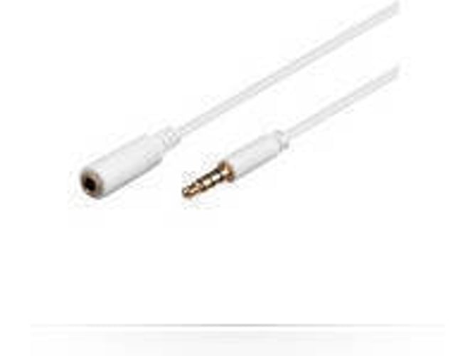 Cable de Audio MICROCONNECT (1 m - Blanco)