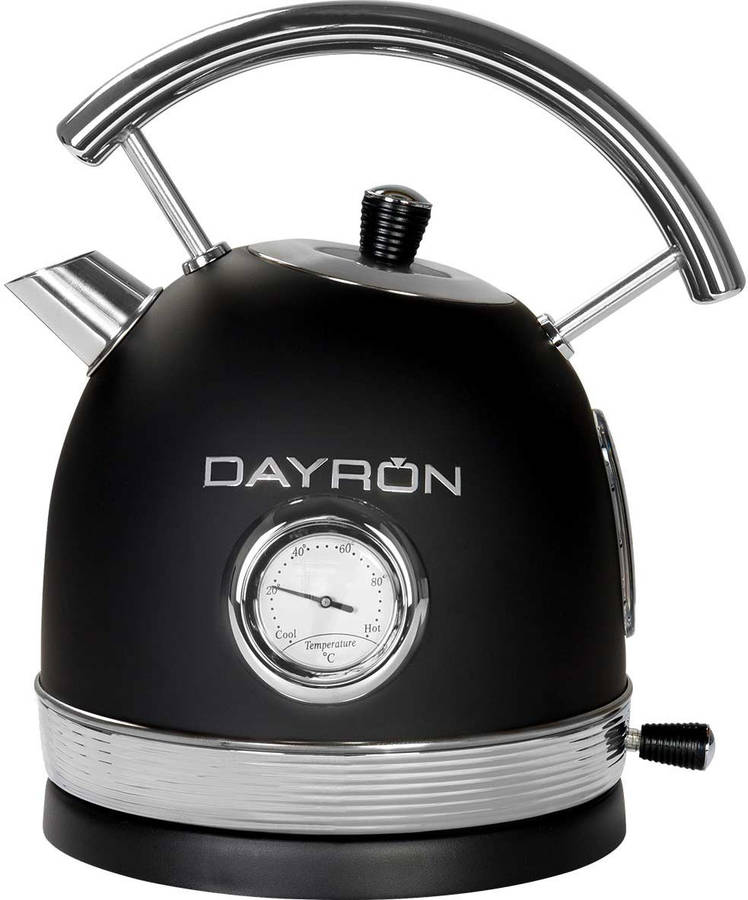 Tetera Electrica 7H DAYRON Retro (2200 W - 1,75 L - Negro)