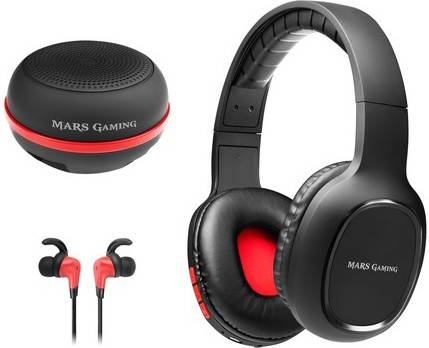 Auriculares MARS GAMING MHBTX 6 W 20 - 20000 Hz (Rojo)