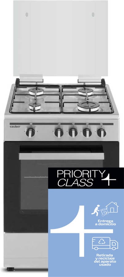 Cocina SAUBER SCI41GB (43 L - Gas Butano-Propano - Inox)