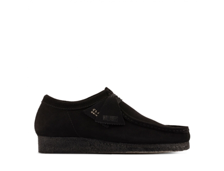 Zapatos CLARKS Wallabee Black Sde (Negro - EU-43)