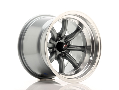 Llanta Japan Racing Jr19 15''X10,5 Et -32 4X100 Cb 73,1 Gun Metal