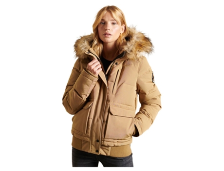 Chaqueta para Mujer SUPERDRY Bomber everest Beige (M)