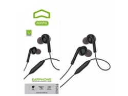 Auriculares Con Cable (In-Ear) ACCETEL Ep1926 (Negro)