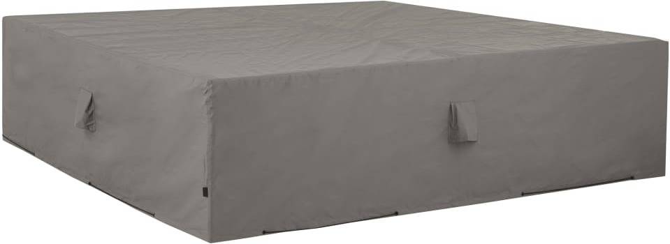 Funda Muebles de Jardín MADISON (Gris - Poliéster - 130 x 130 x 85 cm)